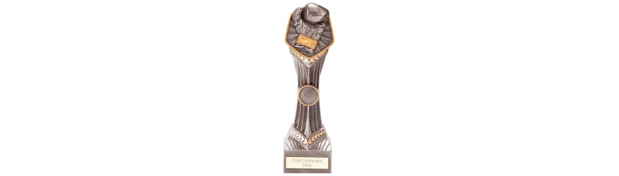 FALCON BOXING GLOVE RESIN TROPHY - 4 SIZES - 15CM - 24CM